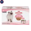 Royal Canin Feline Health Nutrition Kitten Thin Slices in Gravy Canned Cat Food, 54 oz., Count of 18