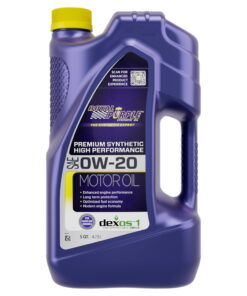 Royal Purple High Performance Motor Oil 0W-20 Premium Synthetic Motor Oil, 5 Quarts