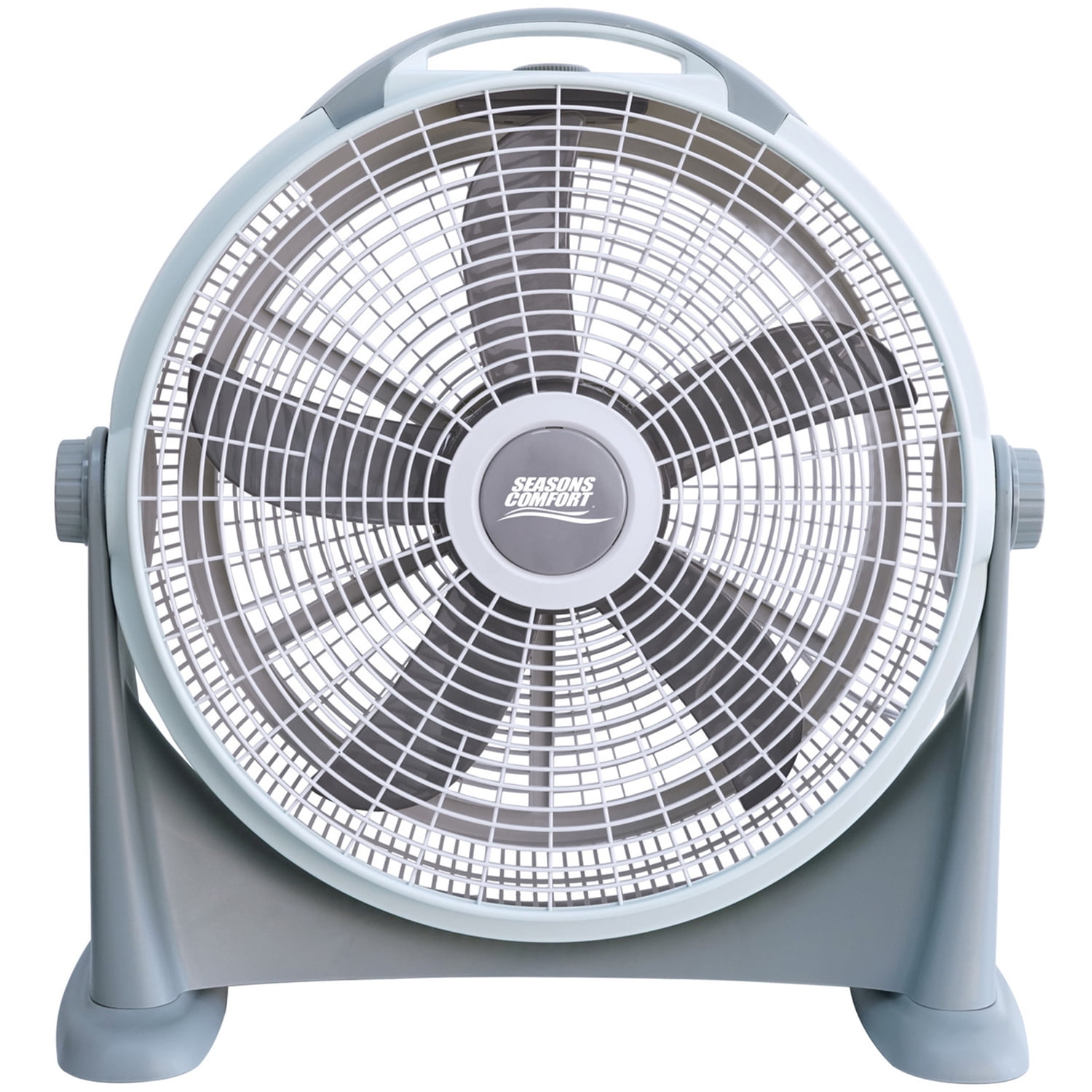 Seasons Comfort 20-In. 3-Speed High-Velocity Heavy-Duty Air-Circulator Floor Fan with 340° Tilting Head