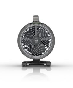 Shark FlexBreeze HydroGo Pro Fan, Powerful, Portable Fan, Indoor & Outdoor, Dry-Touch Evaporative Mist, Corded & Cordless, 5 Speeds, FA056 Graphite