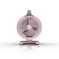 Shark FlexBreeze HydroGo Pro Fan, Powerful, Portable Fan, Indoor & Outdoor, Dry-Touch Evaporative Mist, Corded & cordless, 5 Speeds, FA056PK Peony