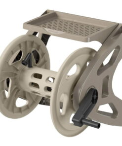 Suncast Handler Taupe 200 feet of 0.63-inch Standard Vinyl Hose Wall-Mounted Hose Reel