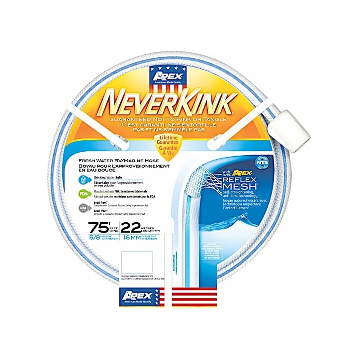 Teknor Apex Neverkink Water Hose 5/8 X 75 860275