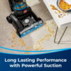 BISSELL PowerForce Helix, Bagless, Upright Vacuum, Pet Friendly, Scatter-Free Technology, Helix Dirt Separation System, Lightweight, 3313, Blue & Black
