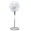BLACK+DECKER 18-In. 3-Speed Oscillating Stand Fan with Remote, BFSR18 (White)
