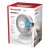 Honeywell QuietSet 9" Oscillating Table Fan, 5 Speeds, White, Small Room Fan with Quiet Operation