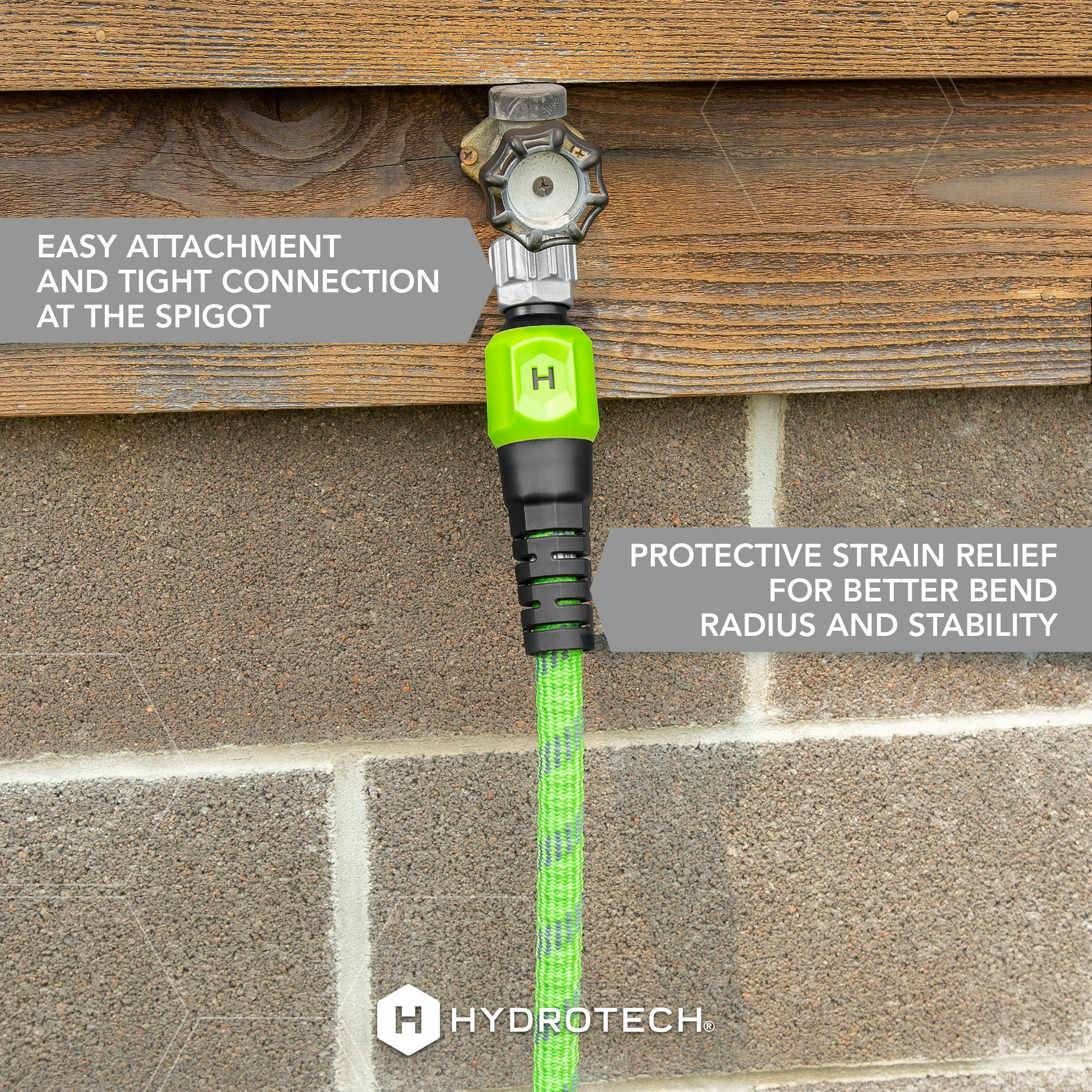 a5b1964a-1f1d-4c54-8568-5041580260e5.07ecef2e836cc2f2732a7106a5679983.jpeg HydroTech Pro Series 3/4" x 50ft Expandable Garden Hose - Kink-Free, 2x Flow, Lightweight