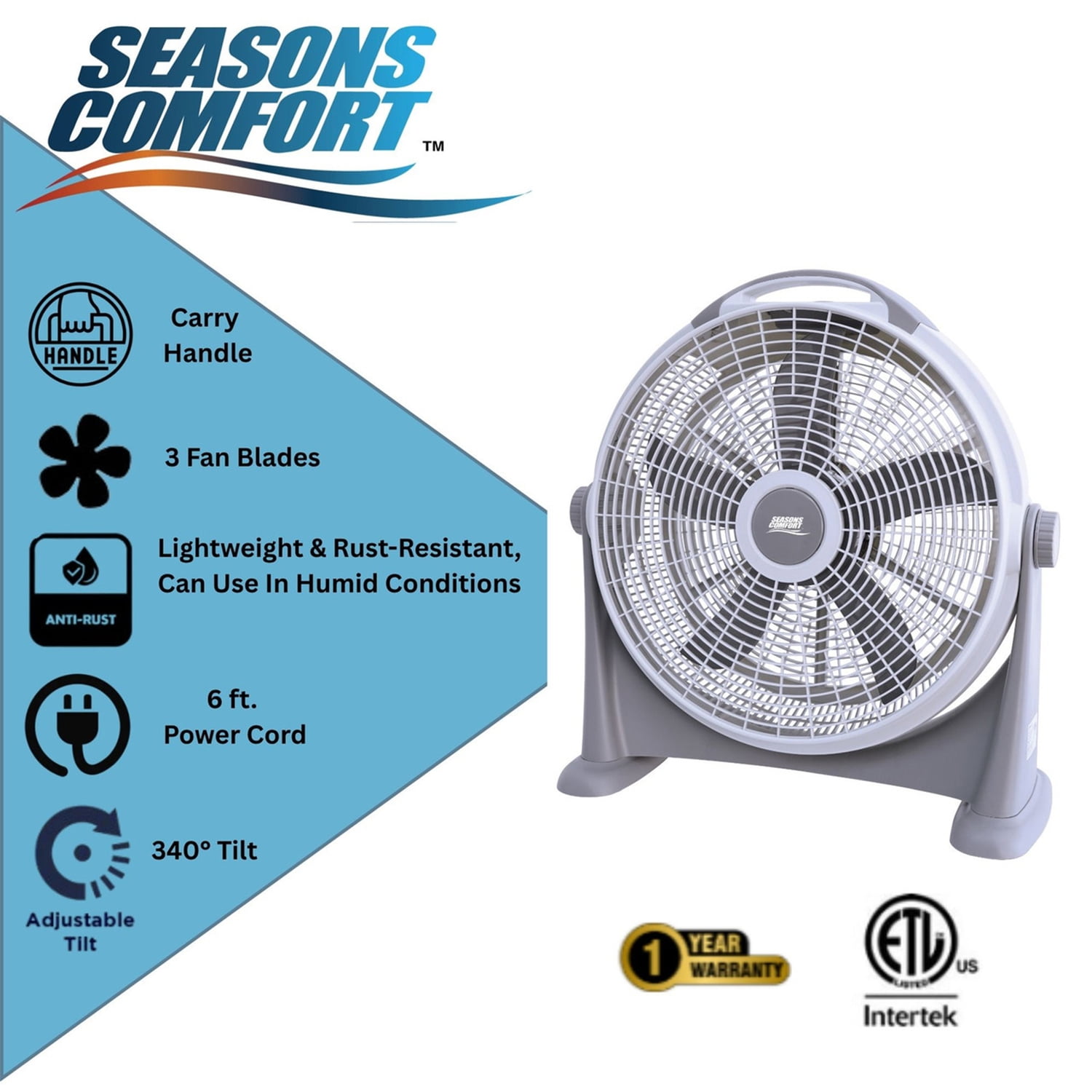 a7524ded-3e20-40f4-b733-0a402fcba790.4c9aeebcdf889039806b962dc3e556f5.jpeg Seasons Comfort 20-In. 3-Speed High-Velocity Heavy-Duty Air-Circulator Floor Fan with 340° Tilting Head