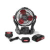 Hyper Tough 7.5 in. Cordless Fan with Hybrid Power,with 2.0Ah Lithium-Ion Battery Pack Powered,C1005 Hyper Tough 7.5 in. Cordless Fan with Hybrid Power,with 2.0Ah Lithium-Ion Battery Pack Powered,C1005