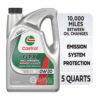 Castrol GTX Full Synthetic High Mileage 0W-20 Motor Oil, 5 Quarts Castrol GTX Full Synthetic High Mileage 0W-20 Motor Oil, 5 Quarts