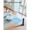 Tower Fan for Home, TaoTronics 36" Standing Floor Fan, 70° Oscillating Quiet Cooling Fan, Remote Control, 3 Modes, 3 Speeds, LED Display, 12H Timer Tower Fan for Home, TaoTronics 36" Standing Floor Fan, 70° Oscillating Quiet Cooling Fan, Remote Control, 3 Modes, 3 Speeds, LED Display, 12H Timer