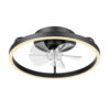 Better Homes & Gardens 20" Black Modern Ceiling Fan Fandelier with Color Changing Light, 5 Blades & Remote Better Homes & Gardens 20" Black Modern Ceiling Fan Fandelier with Color Changing Light, 5 Blades & Remote