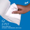 Scott Professional 100% Recycled Fiber High-Capacity Jumbo Roll Toilet Paper, Bulk (67805), 2-Ply, Septic Safe, White, Non-Perforated (12 Rolls at 1,000' Each, 12,000'/Case)