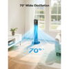 Tower Fan for Home, TaoTronics 36" Standing Floor Fan, 70° Oscillating Quiet Cooling Fan, Remote Control, 3 Modes, 3 Speeds, LED Display, 12H Timer Tower Fan for Home, TaoTronics 36" Standing Floor Fan, 70° Oscillating Quiet Cooling Fan, Remote Control, 3 Modes, 3 Speeds, LED Display, 12H Timer
