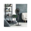 BLACK+DECKER 3-Speed 60-Watt 16-In. Dual-Blade Oscillating Stand Fan with Remote, BFSD116B