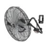Lasko QuickMount 20" High Velocity Floor Fan and Wall Fan for Large Rooms, 3 Speeds, Pivoting Head, Metal Blades, 2264QM