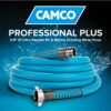 Camco 25-Foot EvoFlex RV Drinking Water Hose with Stainless Steel Strain Reliefs (22594) Camco 25-Foot EvoFlex RV Drinking Water Hose with Stainless Steel Strain Reliefs (22594)