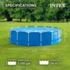 Intex 10 ft. Round 30 in. Deep Above Ground Pool Set