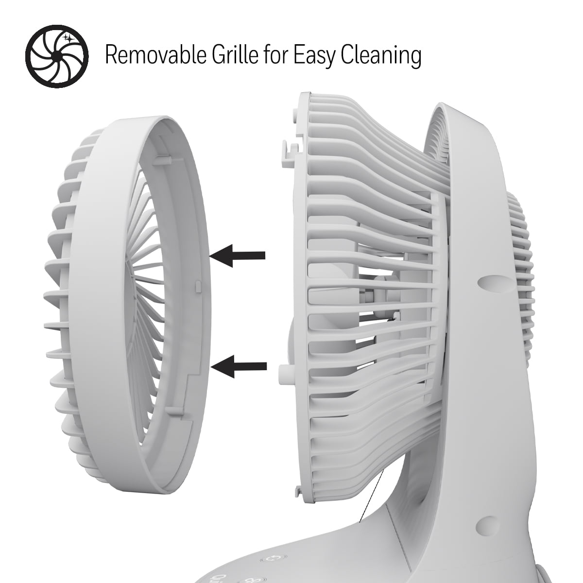 c027df2e-905f-4ad0-af64-5367f2672d35.10e41bc90b437cdb3253ab5ee3e80232.jpeg Honeywell QuietSet 9" Oscillating Table Fan, 5 Speeds, White, Small Room Fan with Quiet Operation