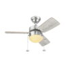 Better Homes & Gardens 30'' Saint Nickel Modern LED Angled Indoor Contemporary Ceiling Fan
