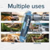 Camco TASTEPURE XL RV Water Filter and Hose Protector - 6-Step Water Filtration - Blue (40019)