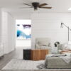 Better Homes & Gardens Wyndham 52'' Bronze Traditional LED Flush Mount Dining Room Ceiling Fan