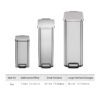 Better Homes & Gardens Kitchen Trash Can, 7.9 Gallon Stainless Steel Slim Step Garbage Bin with Soft Close Lid, Silver