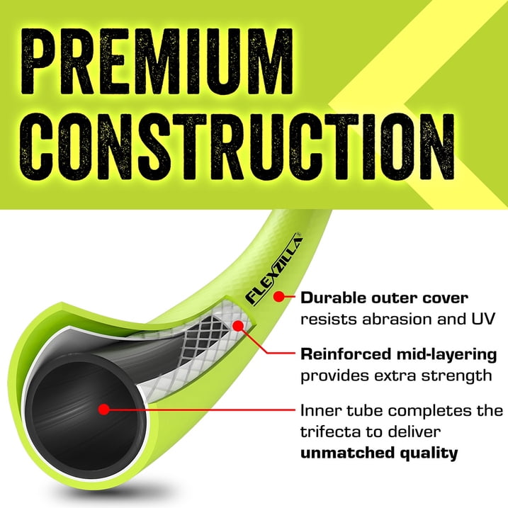 c79f1448-e7c8-434c-8ebe-5d8bcf157260.d0b3932a43019028ba065d044b9226f9.jpeg Flexzilla® Premium Grade Contractor Garden Hose, 3/4 in. x 100ft., Hybrid Polymer, ZillaGreen™