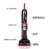 Dirt Devil Bagless Upright Vacuum, Endura Lite Compact, Powerful Pick-ups, Multisurface, with CleanPath Technology, Extension Wand, Crevice Tool & Dusting Brush, and Easy Empty Dirt Cup, UD20121, Red Dirt Devil Bagless Upright Vacuum, Endura Lite Compact, Powerful Pick-ups, Multisurface, with CleanPath Technology, Extension Wand, Crevice Tool & Dusting Brush, and Easy Empty Dirt Cup, UD20121, Red