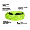 Legacy Manufacturing Flexzilla Pro Air Hose, 3/8" x 50', 1/4" MNPT Fittings Legacy Manufacturing Flexzilla Pro Air Hose, 3/8" x 50', 1/4" MNPT Fittings
