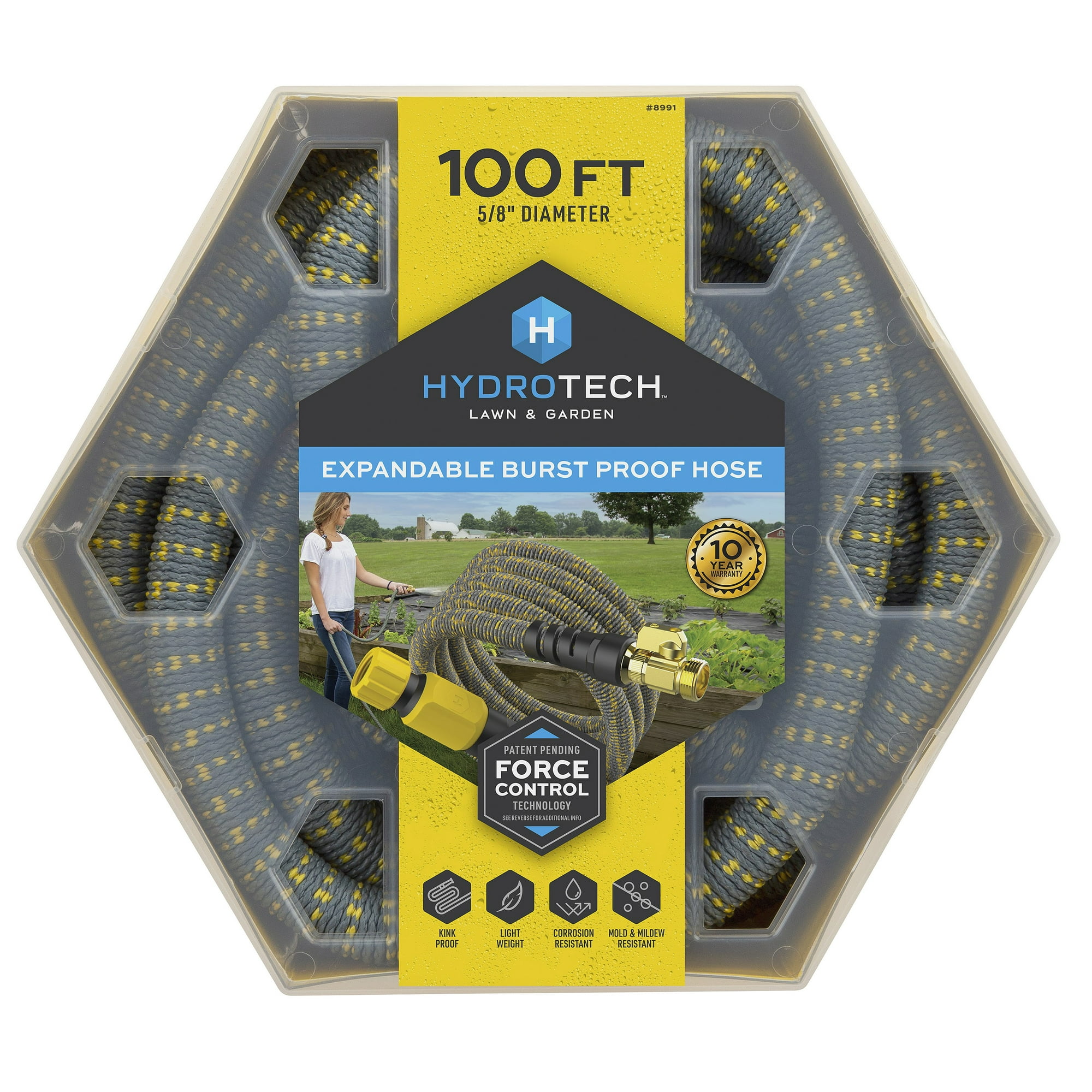 cf469b9c-dd48-459b-be97-fb3f9e00857b.ba8c02acc92974496a8a54cfb294c673.jpeg HydroTech Burst Proof Expandable Garden Hose - Water Hose, 5/8 in Dia. x 100 ft.