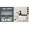 Better Homes & Gardens 30" Finney Modern Bronze Indoor Ceiling Fan with Light, Pull Chains & Reverse Airflow
