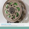 Suncast Hose Handler Brown Holds 125 feet of 5/8 inch standard vinyl hose Wall-Mounted Hose Reel, Adjustable Flow