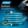 Camco EvoFlex2 50-Foot RV Drinking Water Hose - 5/8-Inch Inner Diameter, Blue (22579)