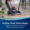 BISSELL CleanView Bagless Upright Vacuum, OnePass Technology, Active Extension Wand, Multi-Level Filtration, Black, Model 3533, Red/Black