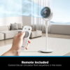 PELONIS Oscillating Pedestal Fan with Remote Standing Fan for Bedroom 3 Speeds 23 dB Ultra Quiet 80 ft Airflow PELONIS Oscillating Pedestal Fan with Remote Standing Fan for Bedroom 3 Speeds 23 dB Ultra Quiet 80 ft Airflow