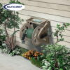 Suncast Handler Taupe 200 feet of 0.63-inch Standard Vinyl Hose Wall-Mounted Hose Reel