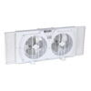 BLACK+DECKER BFW9M 9-In. 2-Speed Twin Window Fan with Adjustable Side Panels, White