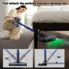 HOOFUN Cordless Vacuum Cleaner, 50mins Runtime, Powerful Stick Vacuum 6*2600mah Rechargeable Cordless Vacuum for Carpet, Tile, Pet Hair, Hardwood Floors, Blue