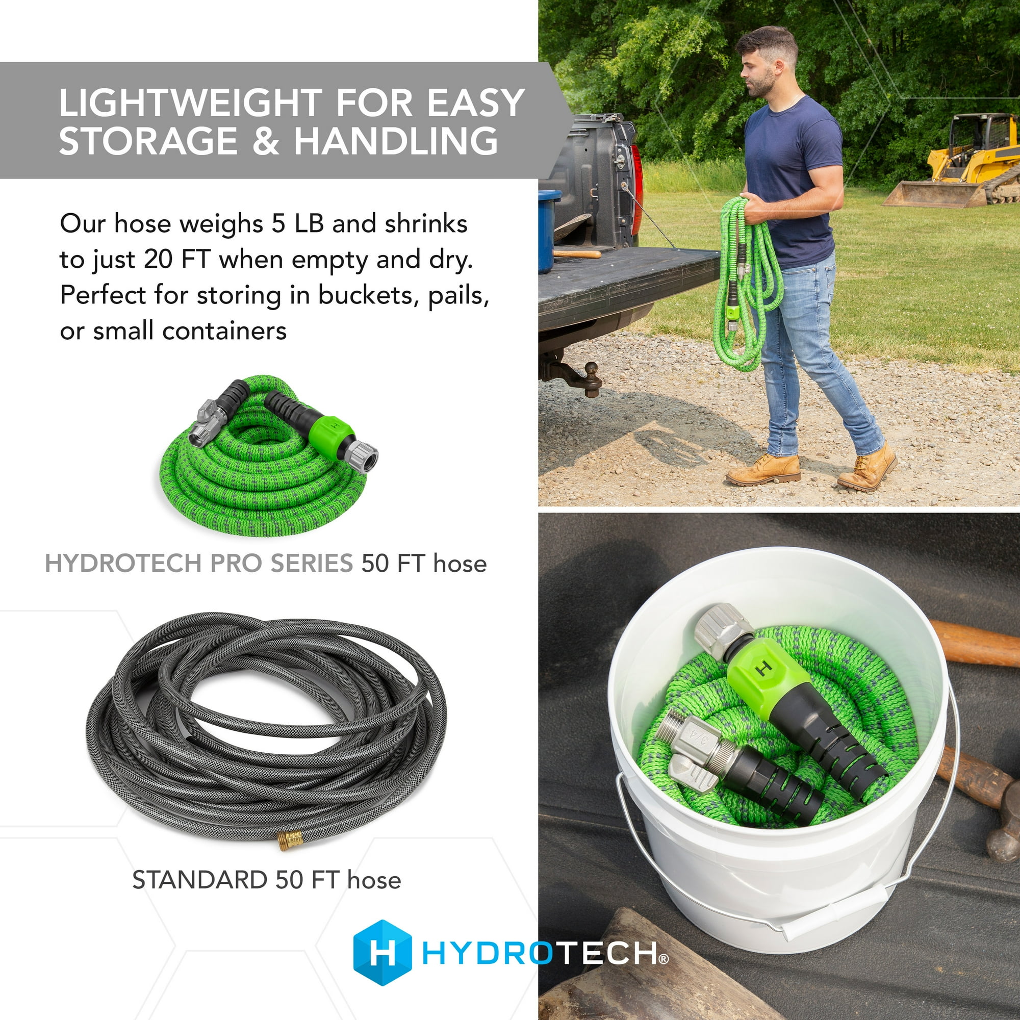 dd6f8141-5fbe-4414-8255-0423343d4514.fa17df65461a29b3cd577adc493abf9d.jpeg HydroTech Pro Series 3/4" x 50ft Expandable Garden Hose - Kink-Free, 2x Flow, Lightweight
