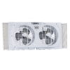 BLACK+DECKER BFW9M 9-In. 2-Speed Twin Window Fan with Adjustable Side Panels, White