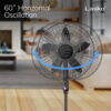 Lasko Cyclone 18" Oscillating Pedestal Fan with Adjustable Height and Tilt-Back Head for Whole Room Cooling, Black, S18910 Lasko Cyclone 18" Oscillating Pedestal Fan with Adjustable Height and Tilt-Back Head for Whole Room Cooling, Black, S18910