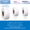 Scott Professional 100% Recycled Fiber High-Capacity Jumbo Roll Toilet Paper, Bulk (67805), 2-Ply, Septic Safe, White, Non-Perforated (12 Rolls at 1,000' Each, 12,000'/Case)