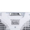 BLACK+DECKER BFW9M 9-In. 2-Speed Twin Window Fan with Adjustable Side Panels, White