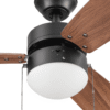Better Homes & Gardens 30" Finney Modern Bronze Indoor Ceiling Fan with Light, Pull Chains & Reverse Airflow