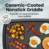 Chefman All-Purpose 10" x 20" Nonstick Extra-Large Griddle, Black