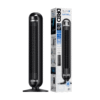DREO Tower Fan, 27ft/s Velocity Quiet Floor Fan, 90° Oscillating Fans for Indoors with 8 Speeds, 4 Modes, Remote Control, Standing Fans, Bladeless Fan, Black, Nomad DC