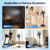Goosiay 16" Oscillating Pedestal Fan with Remote Control, 10H Timer Stand up Fan, Ultra Quiet Fan for Bedroom Home Office