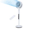 Midea Adjustable Pedestal Fan, 12 Speed, Auto Oscillation, Dust Filter, Smart, Remote, 33.9-44.1", White Midea Adjustable Pedestal Fan, 12 Speed, Auto Oscillation, Dust Filter, Smart, Remote, 33.9-44.1", White