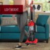 Dirt Devil PowerMax Upright Vacuum Cleaner, Bagless, Powerful Suction, for Hard Floor and Carpet, Extended Reach, Crevice Tool, UD70111V, Red Dirt Devil PowerMax Upright Vacuum Cleaner, Bagless, Powerful Suction, for Hard Floor and Carpet, Extended Reach, Crevice Tool, UD70111V, Red